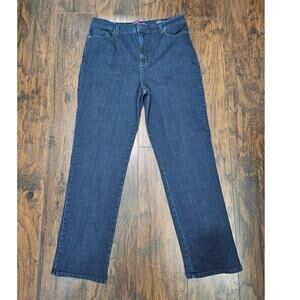 Gloria Vanderbilt Jeans Tapered Leg High Rise Jeans Size 16 Average Blue New